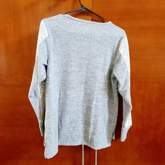 Flora Nikrooz women's lace sleeve top - Picture 9 of 12